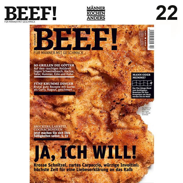 Nr. 22 BEEF! Für Männer mit Geschmack 4/2014 - Ja, ich will!