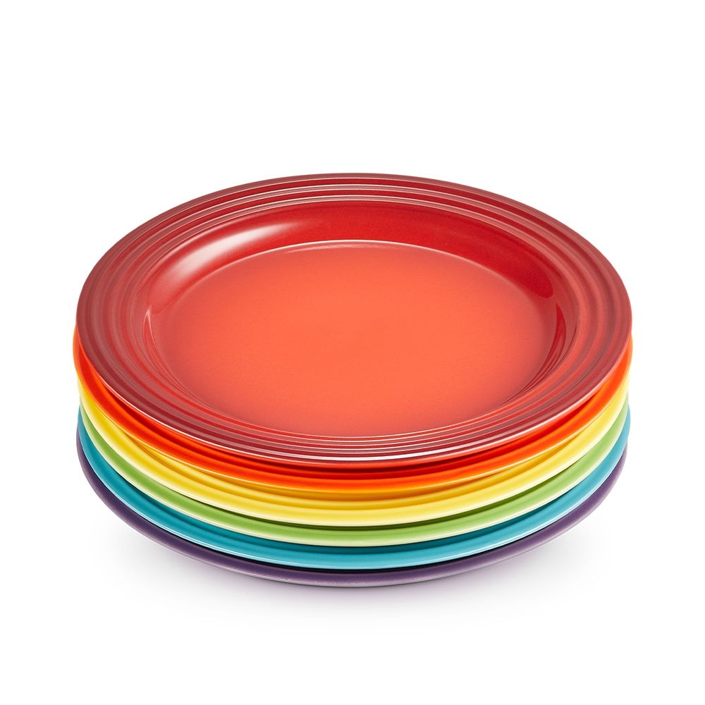 Le Creuset - 6er-Set Frühstücksteller Rainbow III Le Creuset - 6er-Set Frühstücksteller Rainbow III