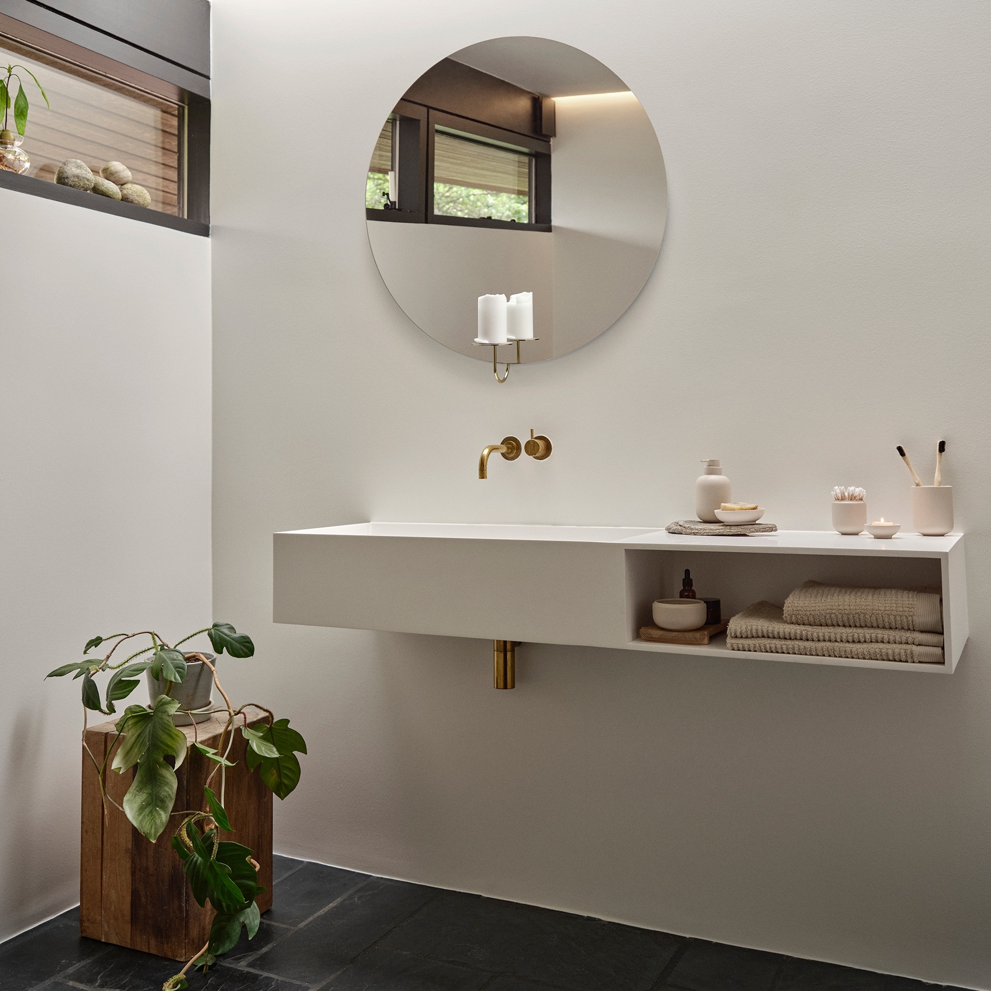 Zone - Sensu Gefäß mit Deckel - Sand