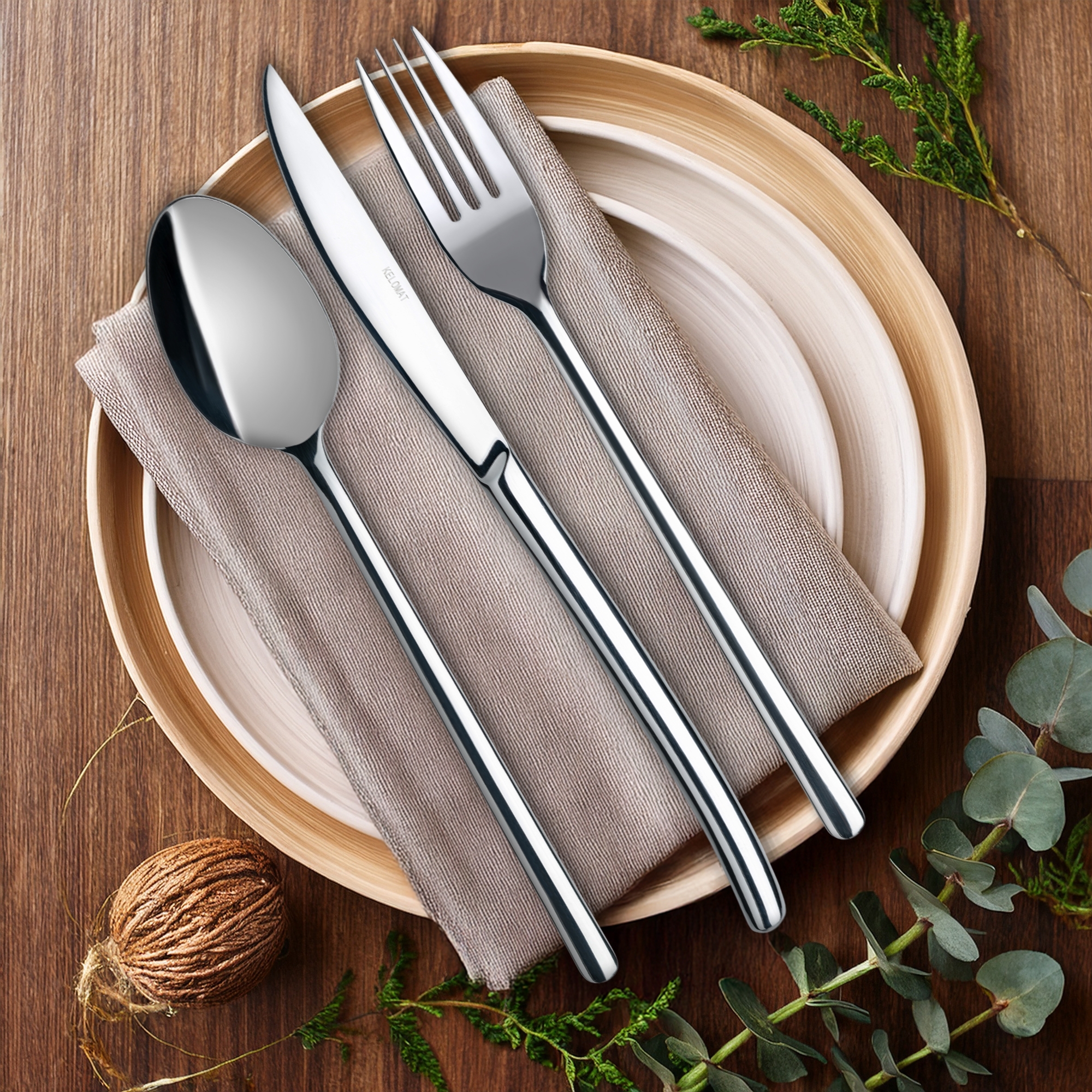 Kelomat - 60-piece stainless steel cutlery set, Mondio Kelomat - 60-piece stainless steel cutlery set, Mondio