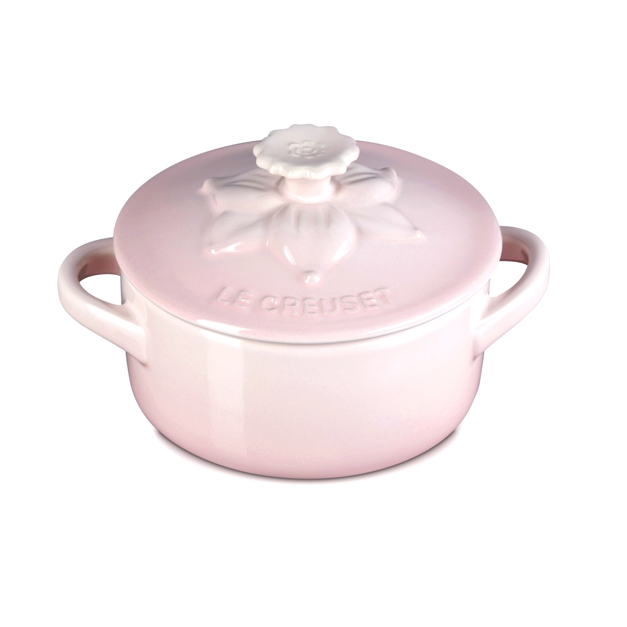 Le Creuset - Mini Cocotte - rund 250 ml - Jardin - Shell Pink Le Creuset - Mini Cocotte - rund 250 ml - Jardin - Shell Pink