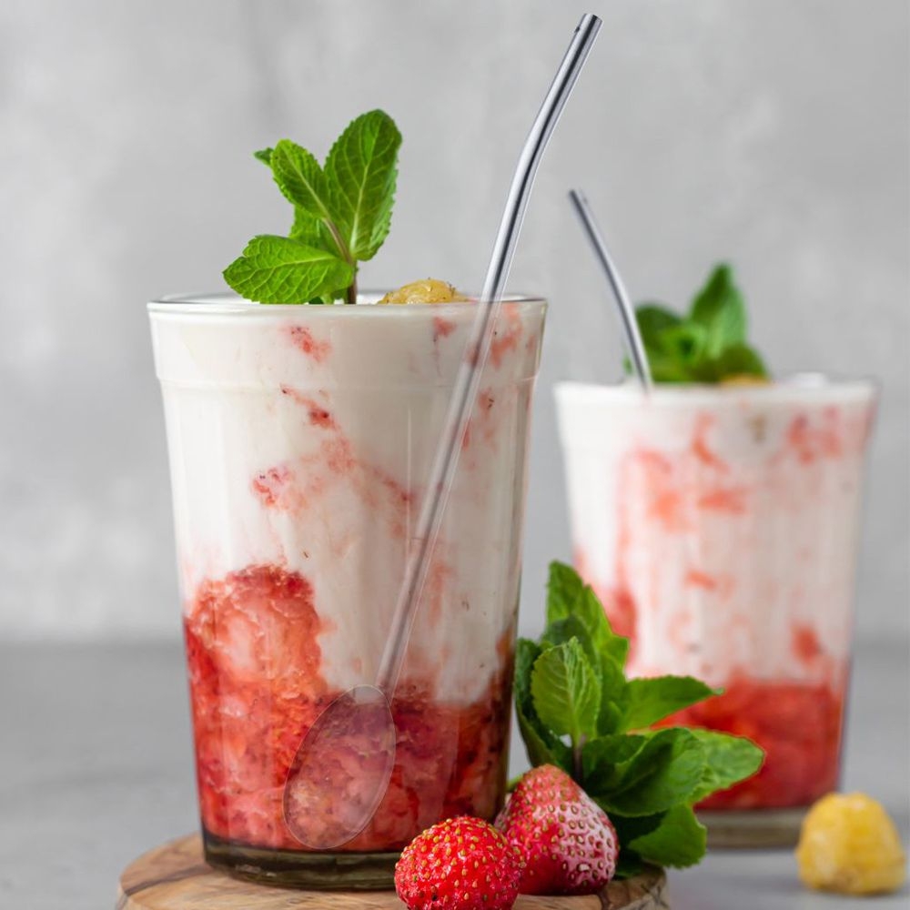 Westmark - 4 straw spoons + 1 cleaning brush Westmark - 4 straw spoons + 1 cleaning brush