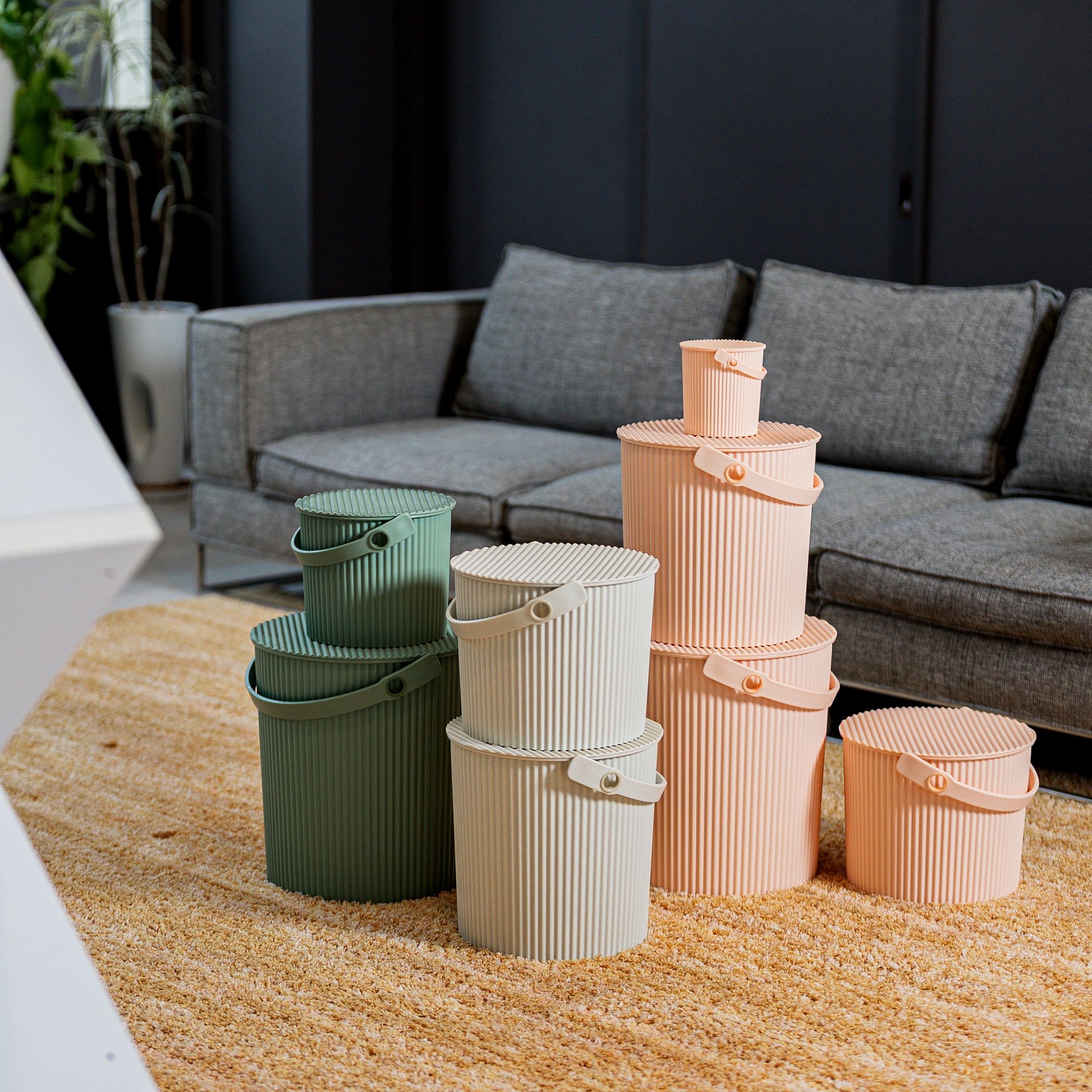 Hachiman - Mini Bucket  4 L Omnioutil S | Pale Pink