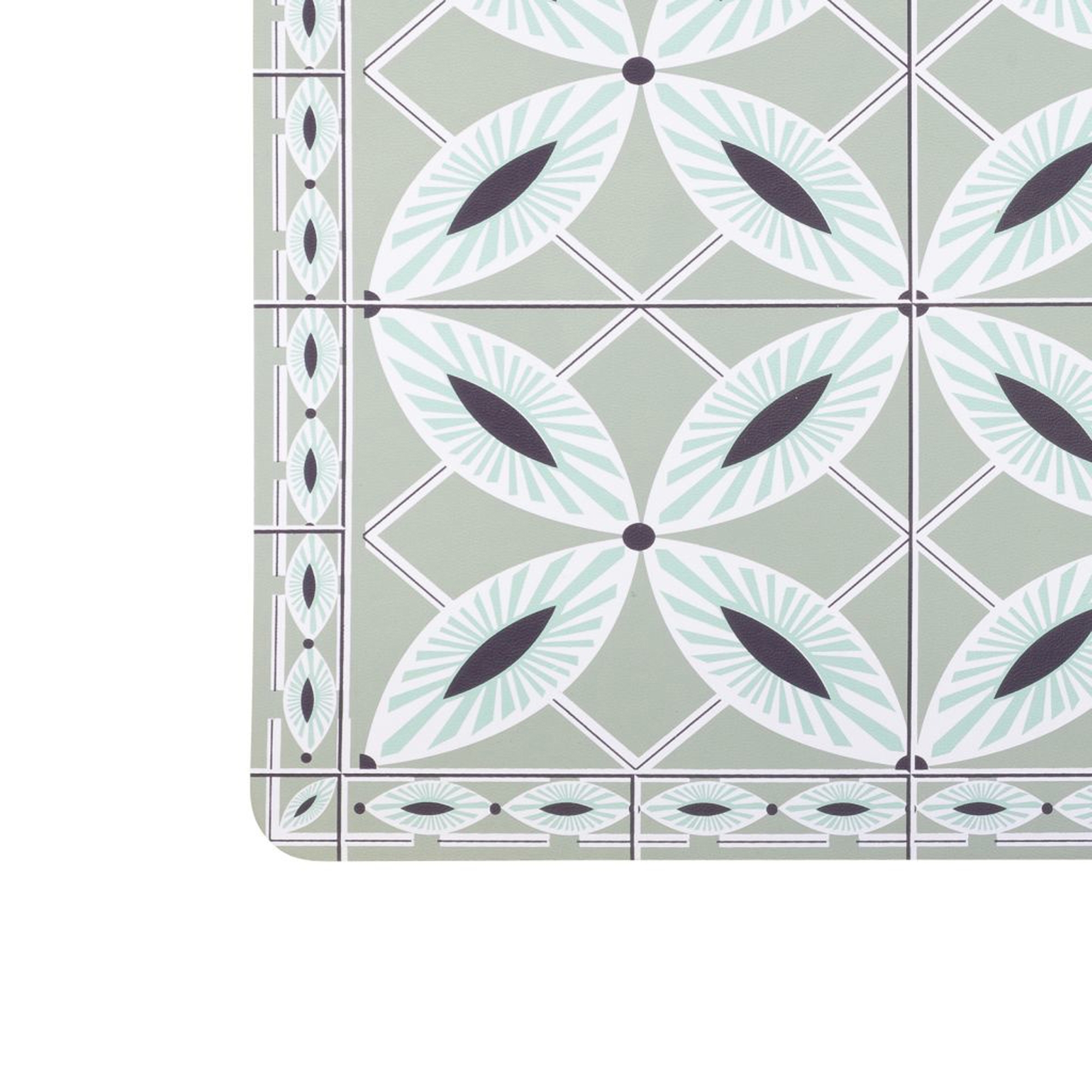 Westmark - "Arabesque" table set, 43.5 x 28.5 cm, green
