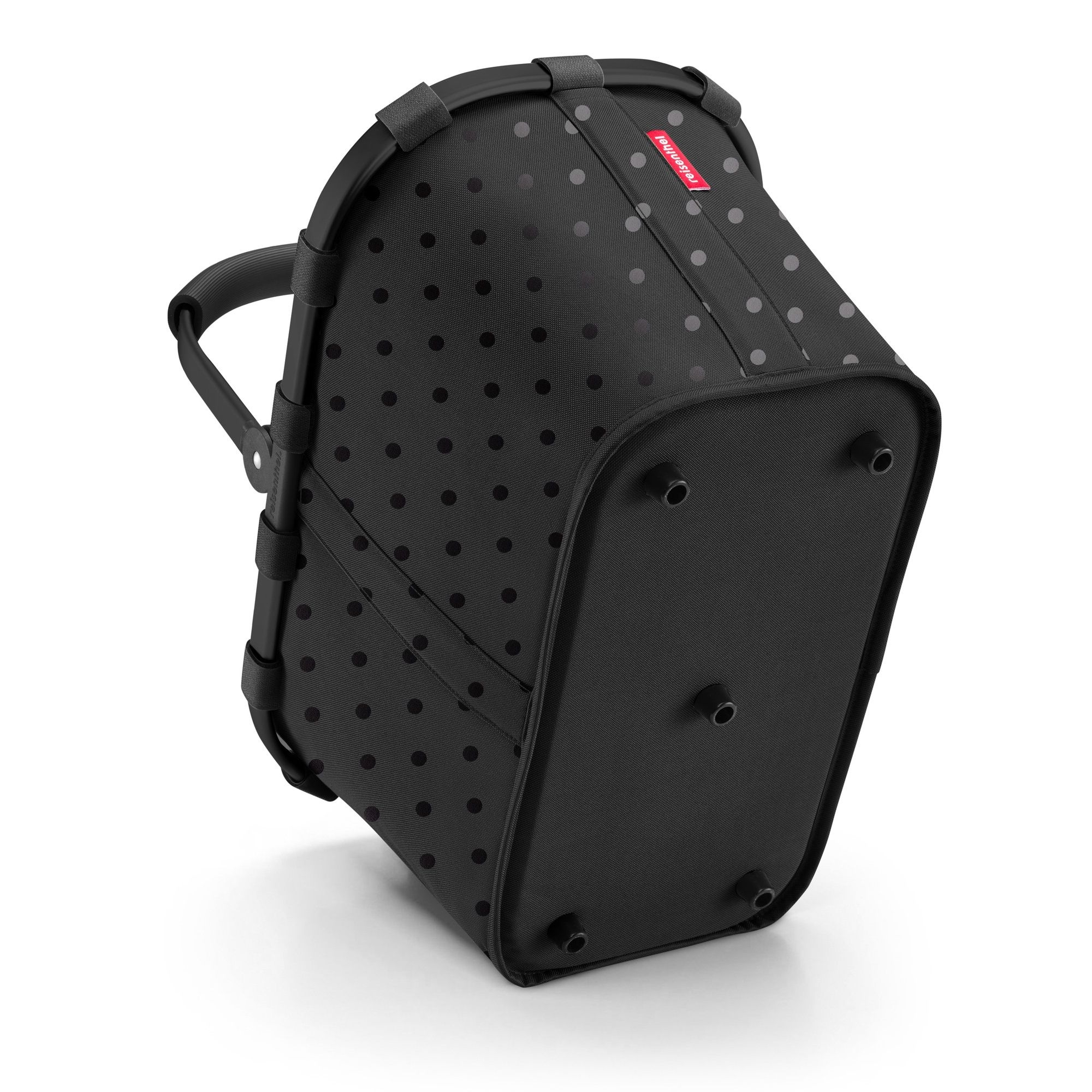 reisenthel - carrybag -  frame glossy dots black reisenthel - carrybag -  frame glossy dots black