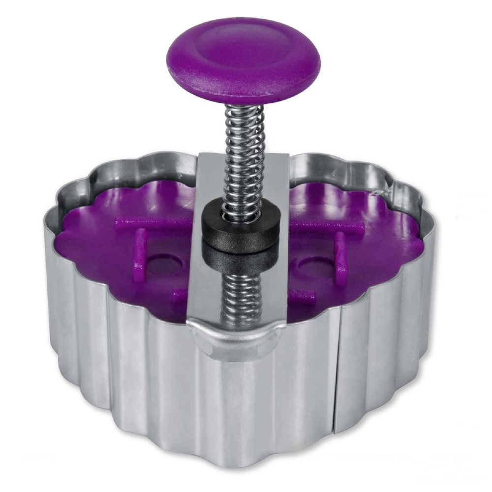 Städter - Cookie cutter Heart - 4,5 cm purple / violet