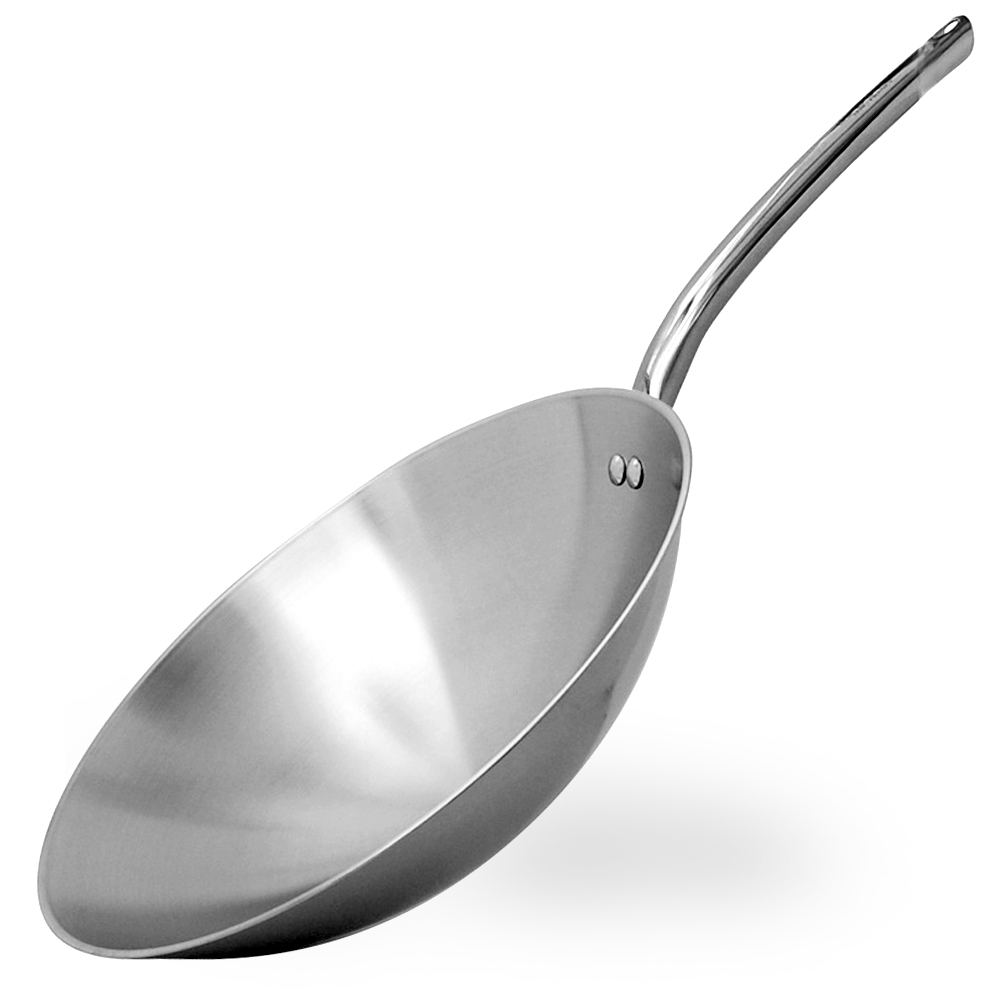 de Buyer - INOX WOK aus Edelstahl 36 cm de Buyer - INOX WOK aus Edelstahl 36 cm
