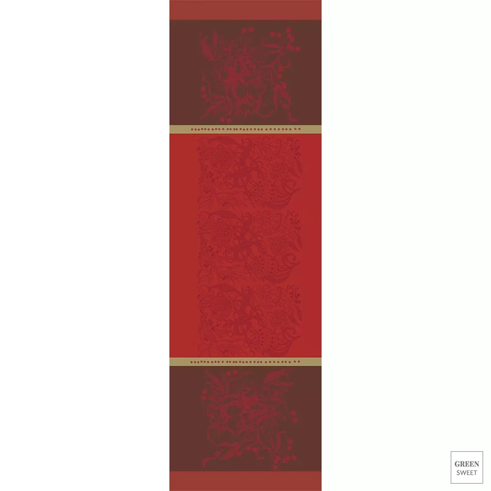 Garnier-Thiebaut Tischläufer - Noel Fruit Rouge - GS Garnier-Thiebaut Tischläufer - Noel Fruit Rouge - GS