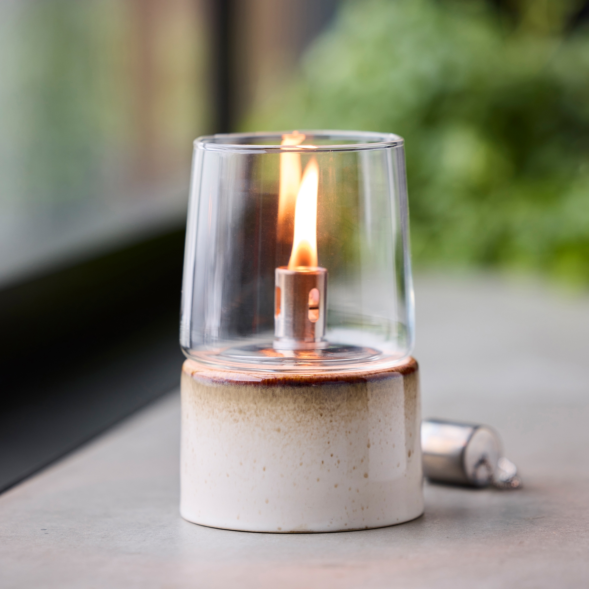 Bitz - Gastro oil lamp - Creme