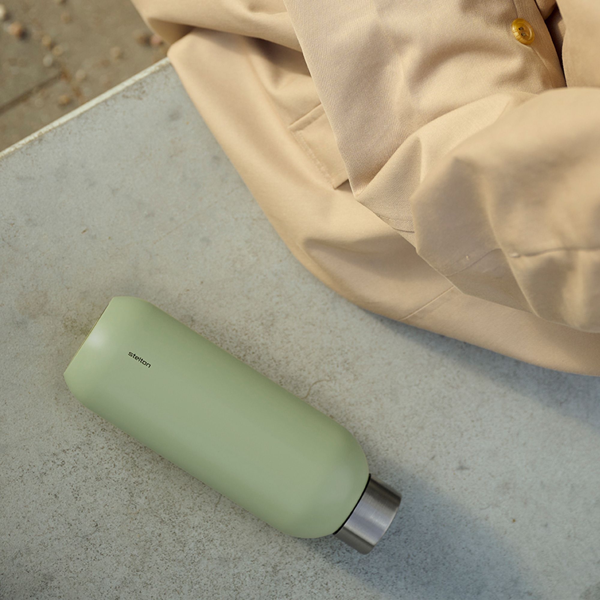 Stelton - Trinkflasche Keep Cool 0,6L - soft fern green