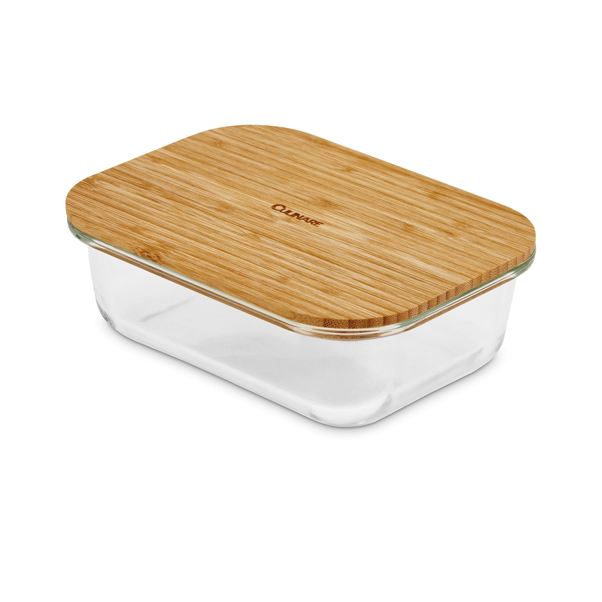 Culinare Naturals - Storage jars with bamboo lids - 640 ml
