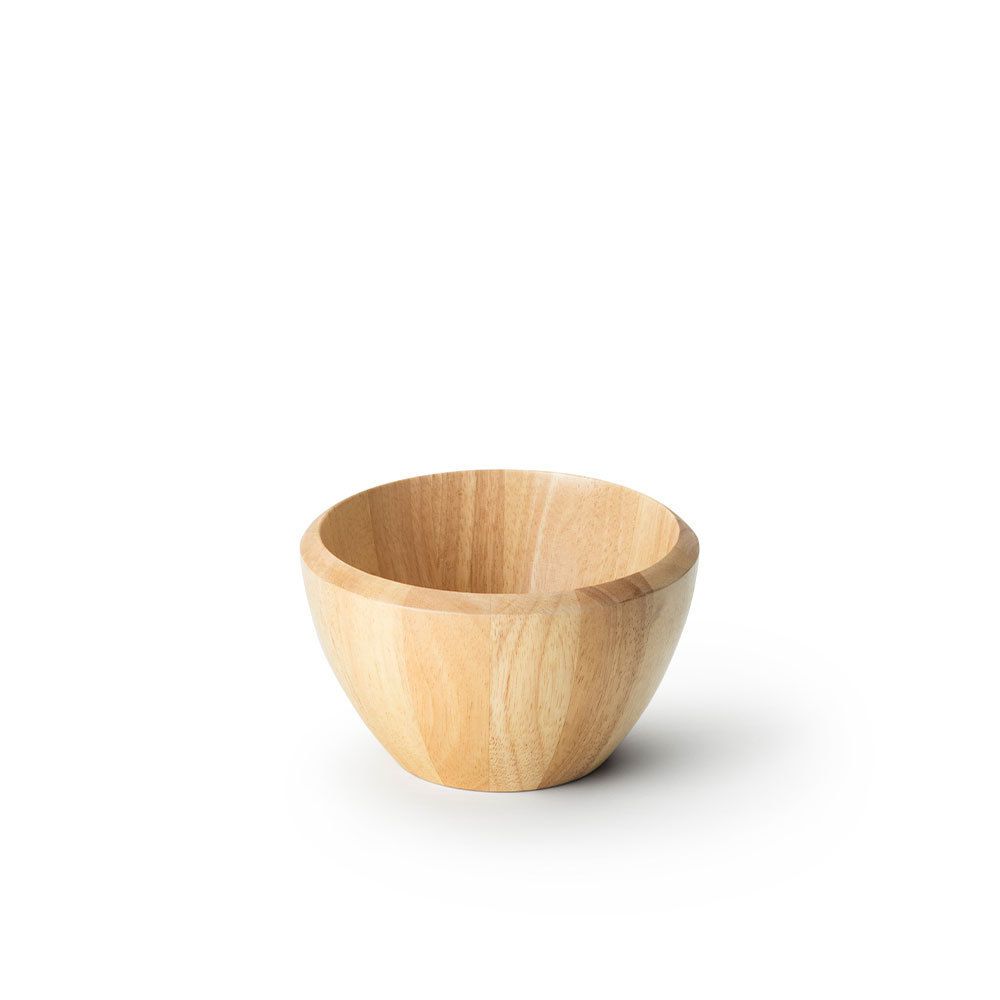 Continenta - bowl made of rubber tree wood