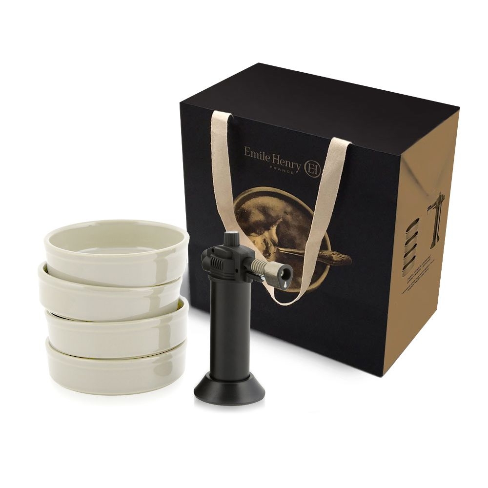 Emile Henry - Créme Brûlée Set - Argile Emile Henry - Créme Brûlée Set - Argile