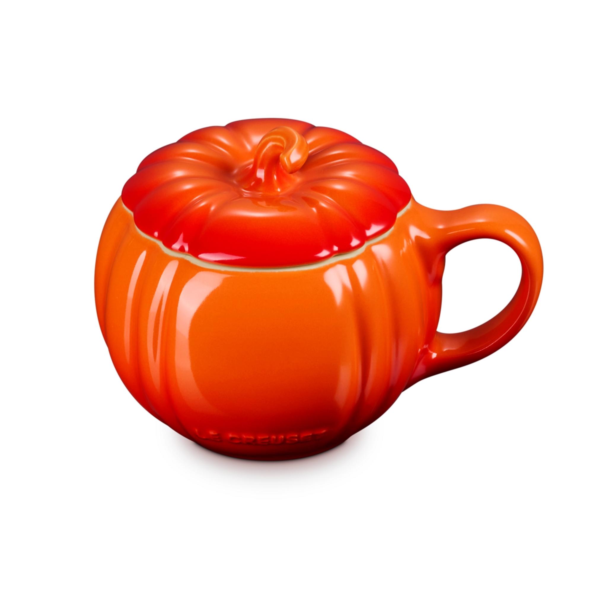 Le Creuset - Becher Kürbis mit Deckel 400 ml - Ofenrot Le Creuset - Becher Kürbis mit Deckel 400 ml - Ofenrot