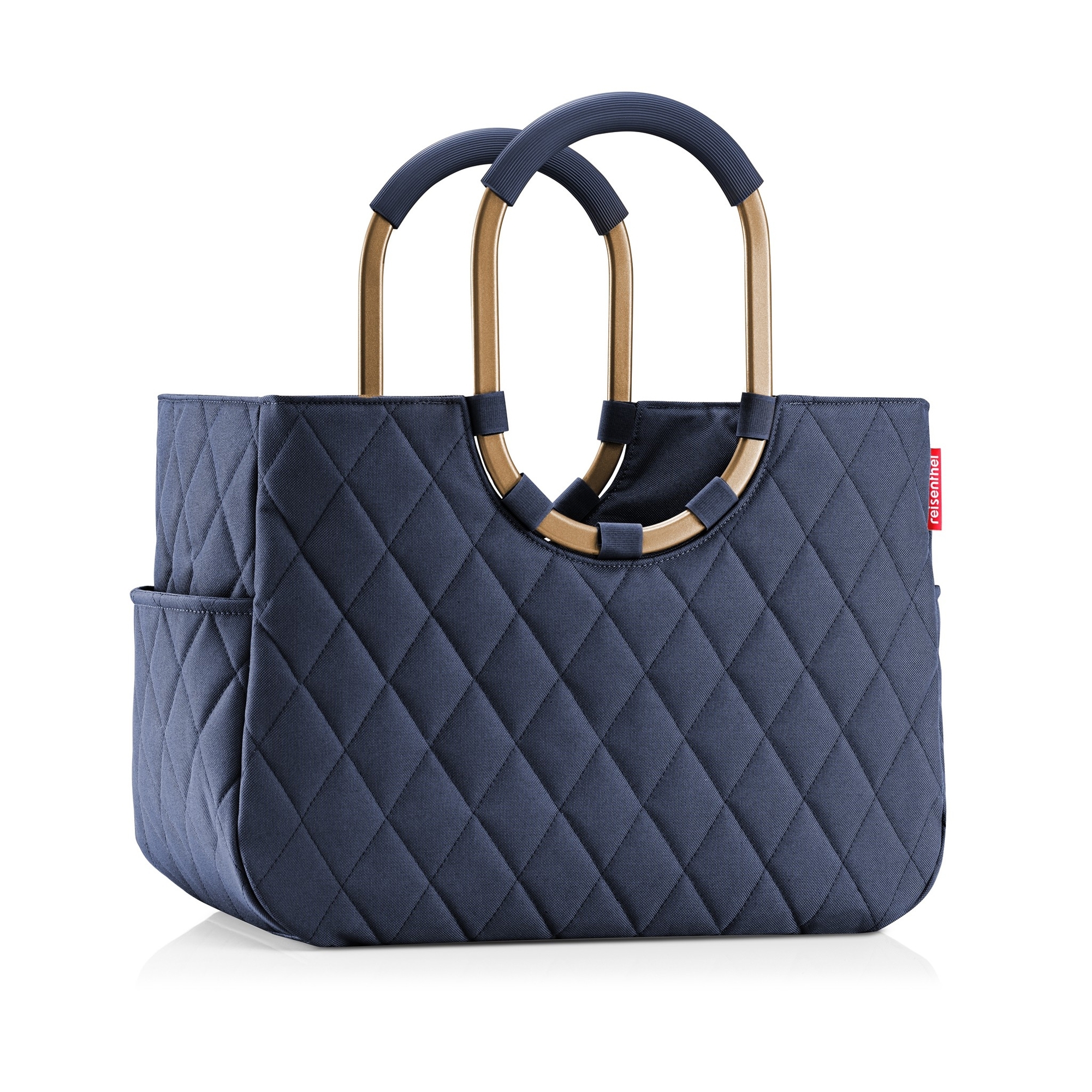 reisenthel - loopshopper L -  frame rhombus midnight gold