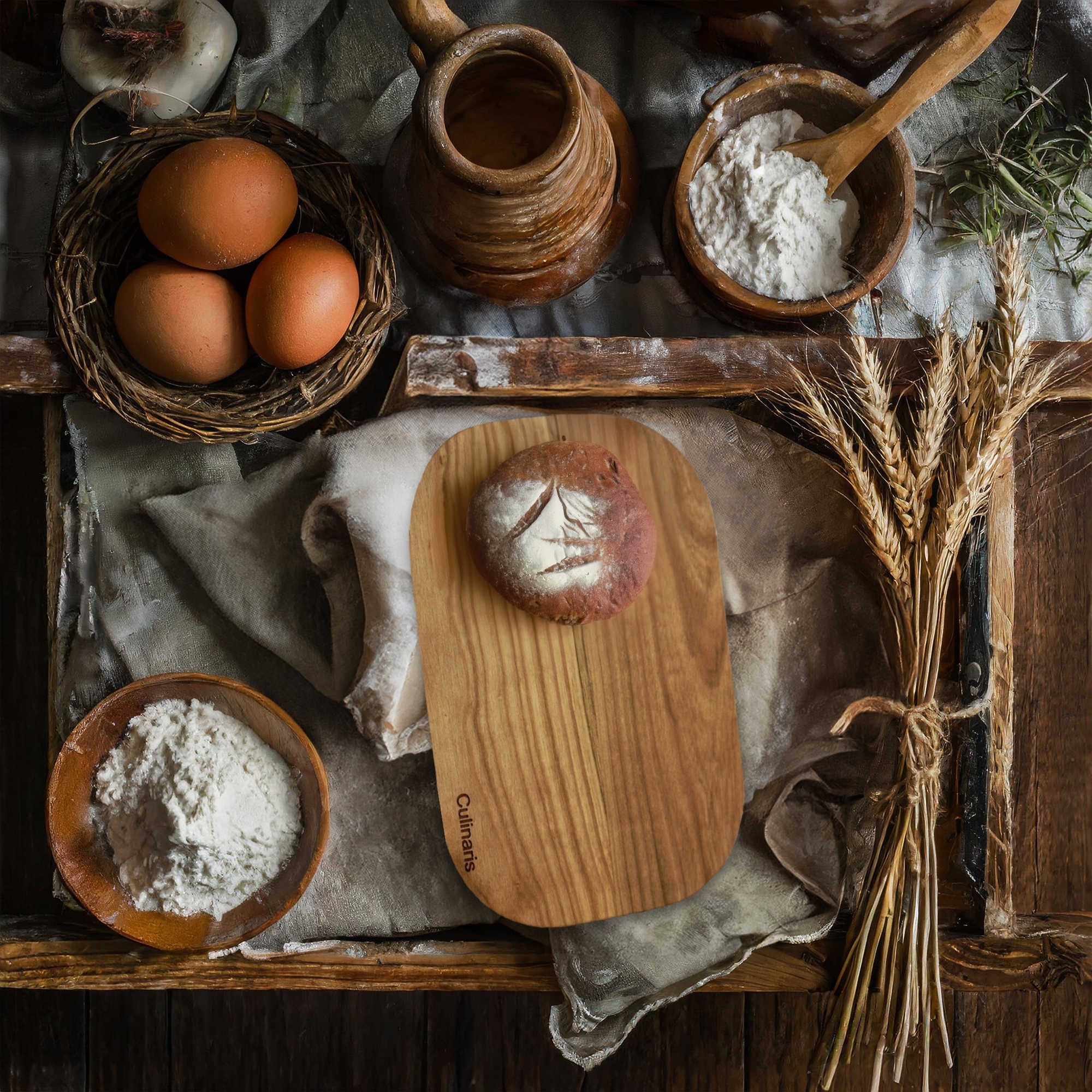 Breakfast board - cherry wood - 18 x 24 cm | Culinaris Breakfast board - cherry wood - 18 x 24 cm | Culinaris