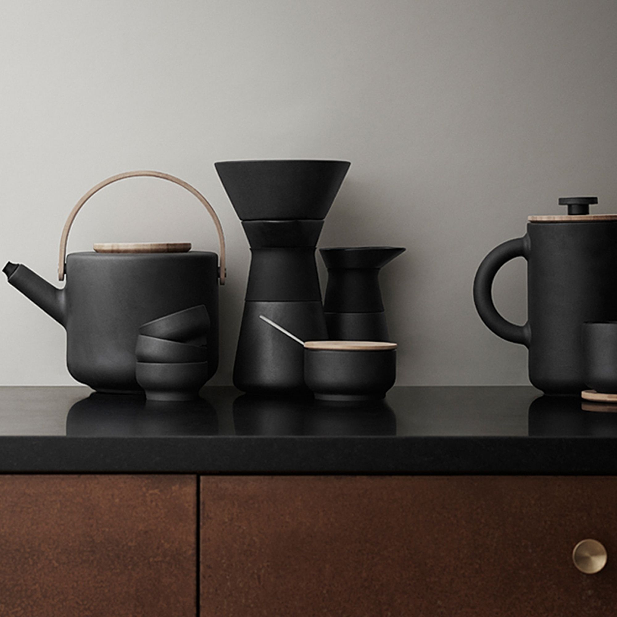 Stelton - Theo Kaffeefilterkanne 600 ml - schwarz