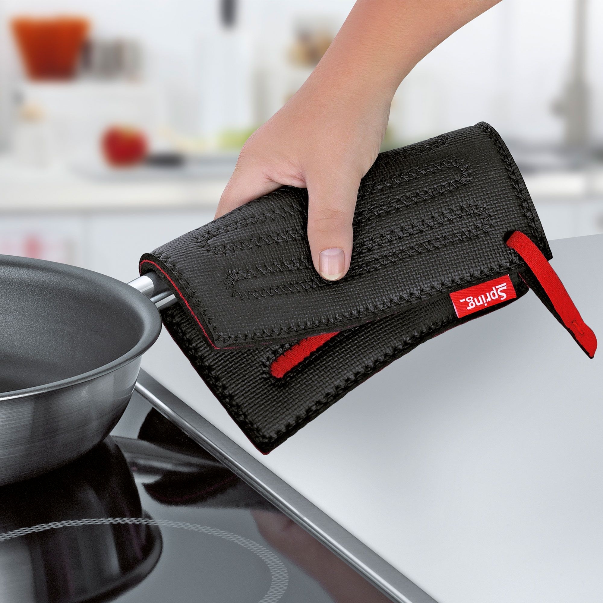 Spring - Untersetzer GRIPS eckig, rot Spring - Untersetzer GRIPS eckig, rot