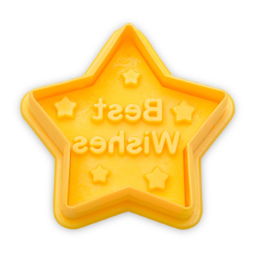 Städter - Cookie cutter Star Best Wishes - 4.5 cm