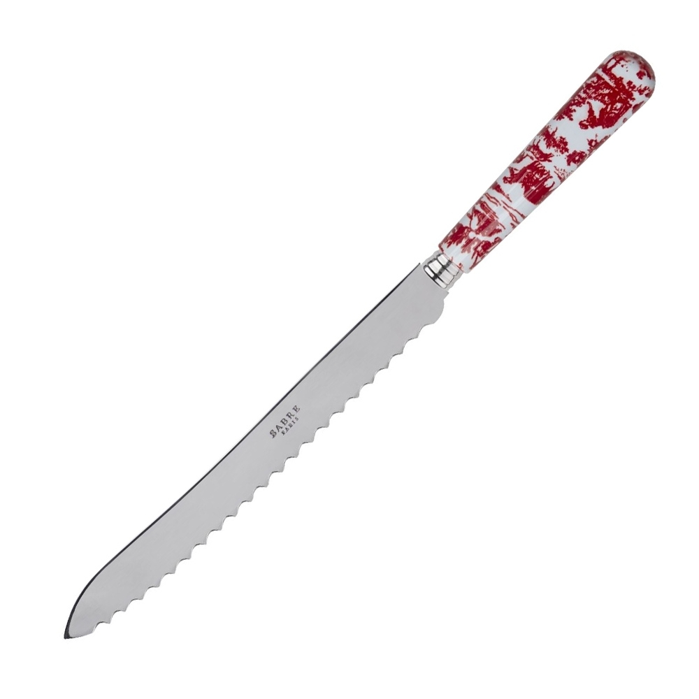 SABRE Paris - Toile de Jouy - Bread Knife 29 cm SABRE Paris - Toile de Jouy - Bread Knife 29 cm