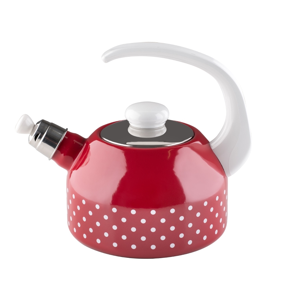 Riess COUNTRY - Polka-dot red - Whistling kettle 2 L Riess COUNTRY - Polka-dot red - Whistling kettle 2 L