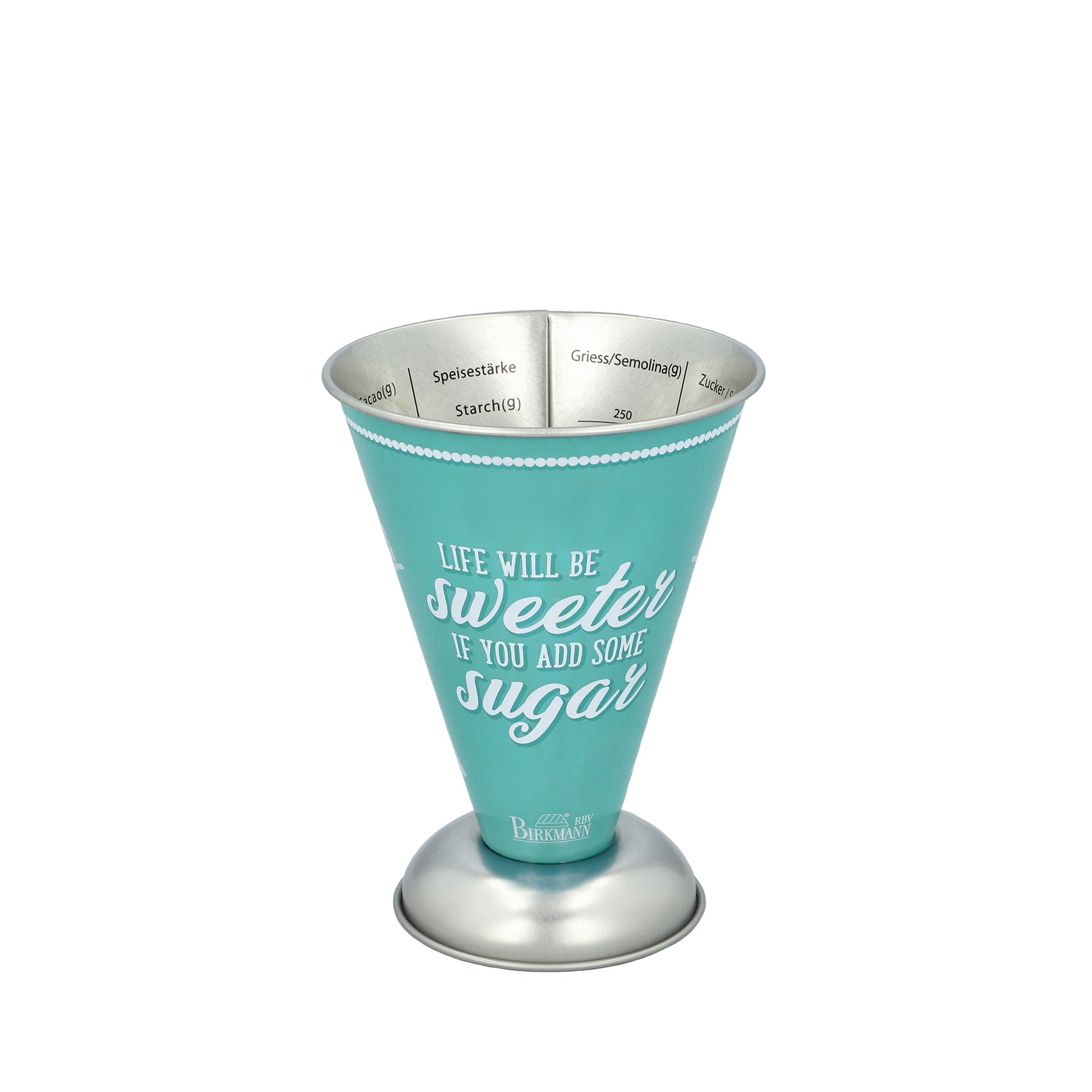 Birkmann Colour Kitchen turquoise tin measuring cup