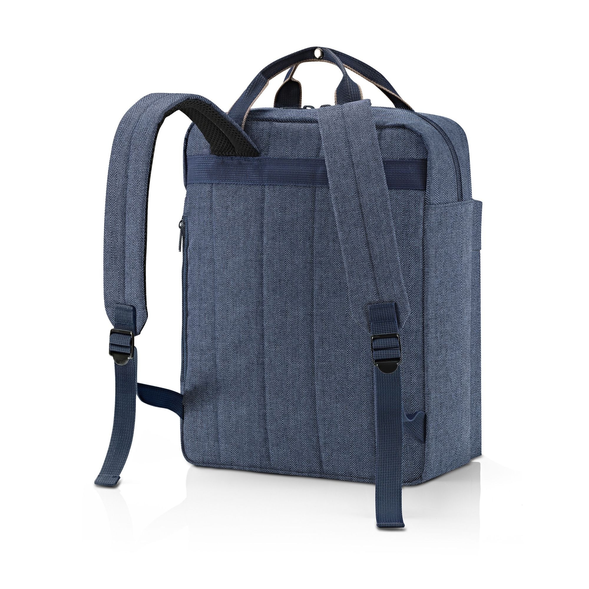 reisenthel - allday backpack m - herringbone dark blue reisenthel - allday backpack m - herringbone dark blue
