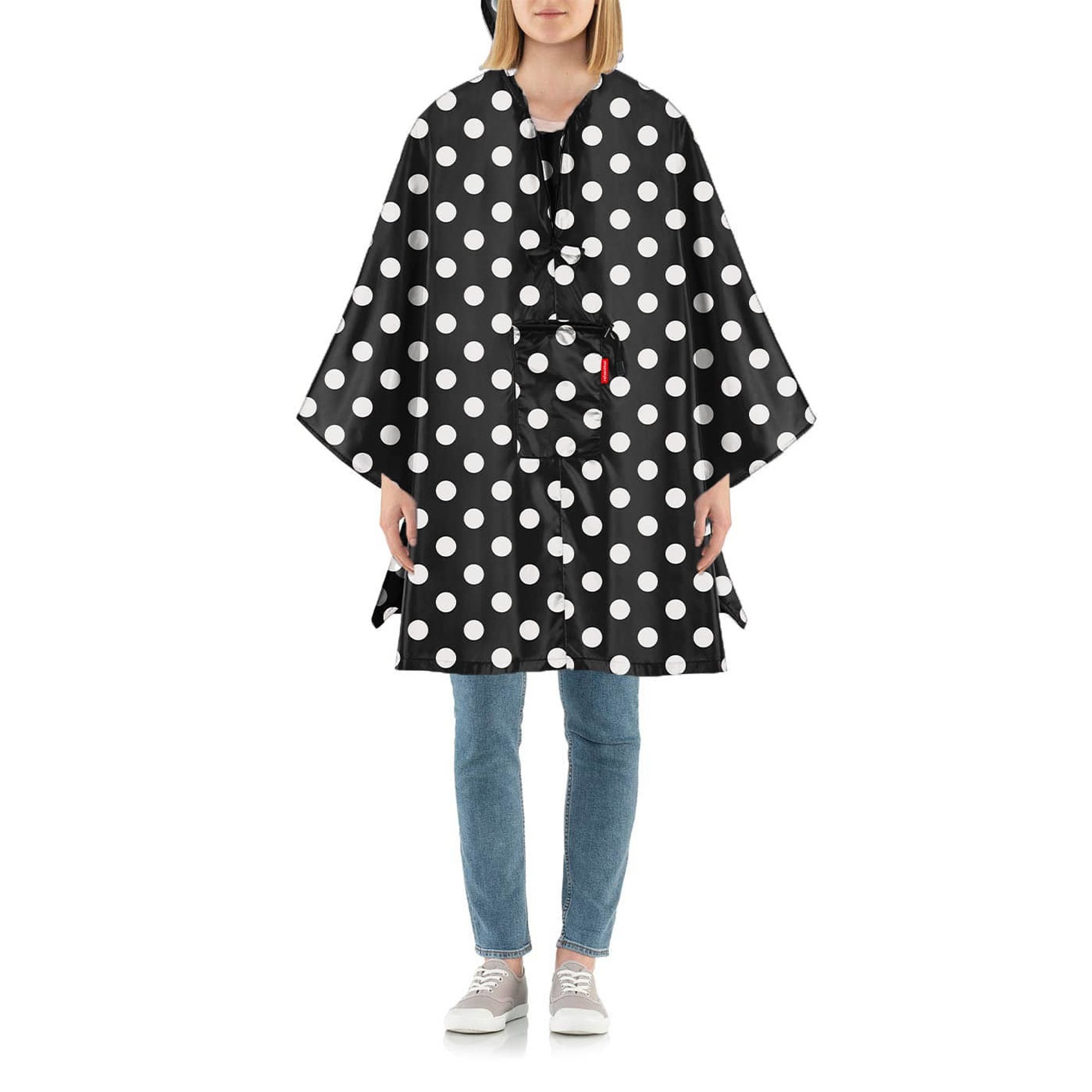 reisenthel - mini maxi poncho - dots white reisenthel - mini maxi poncho - dots white