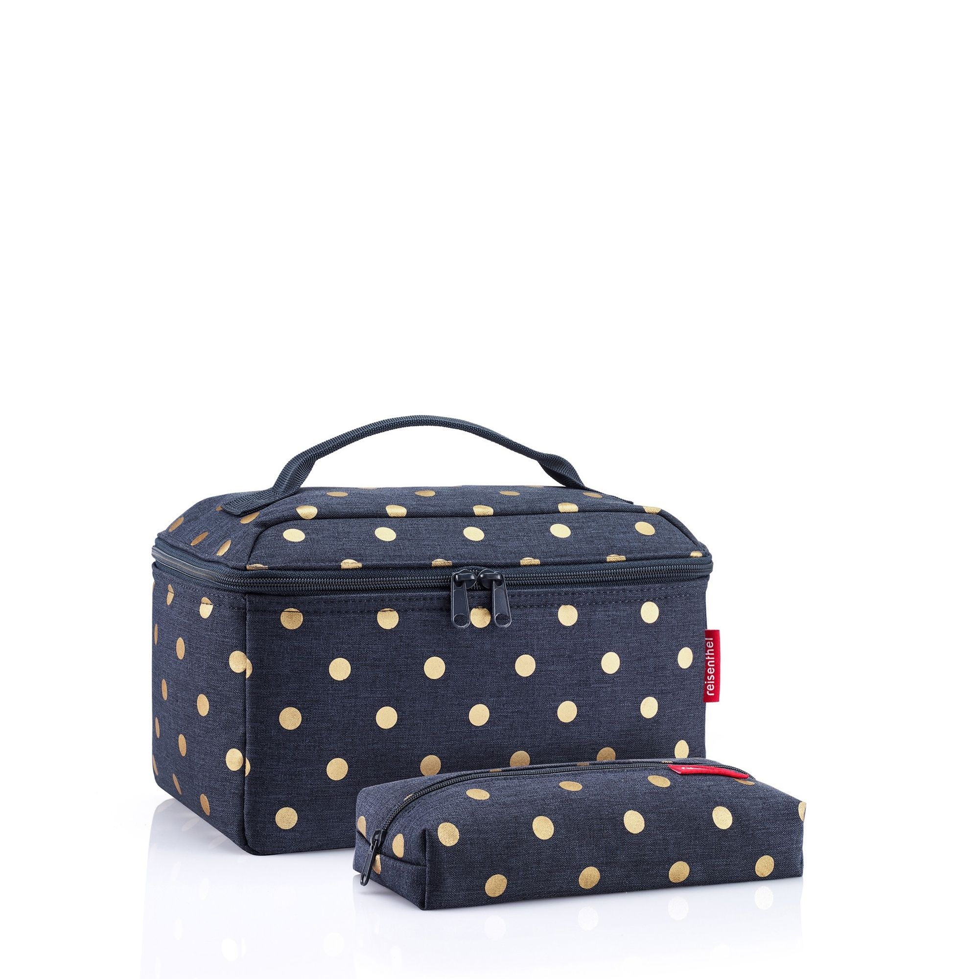 reisenthel - beautycase set # 1 - metallic dots blue reisenthel - beautycase set # 1 - metallic dots blue