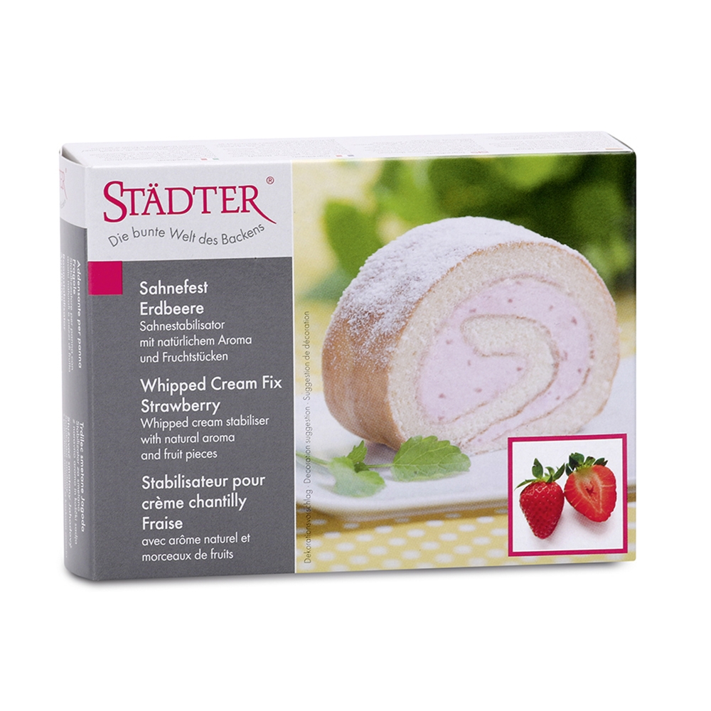 Städter - Whipped cream stabiliser Strawberry - 125 g
