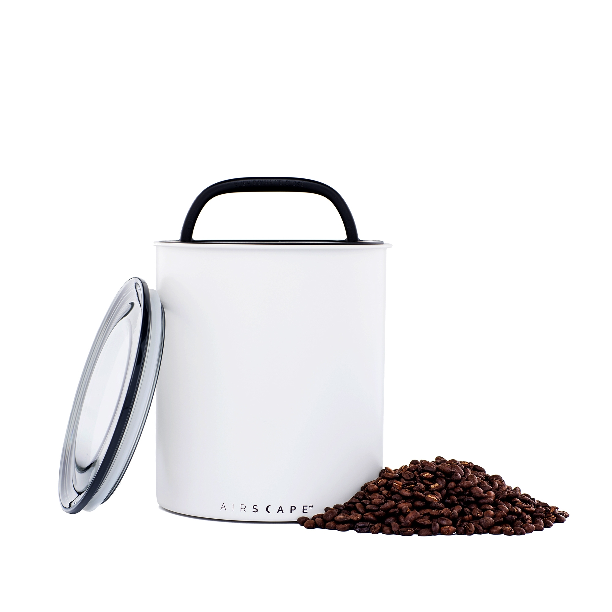 Airscape® - large galvanized aroma container, matte white