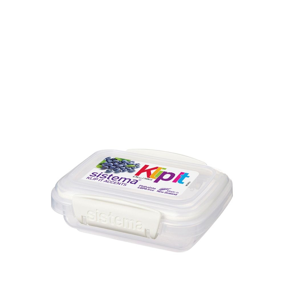 sistema - Klip It Frischhaltedose - 200 ml, weiß