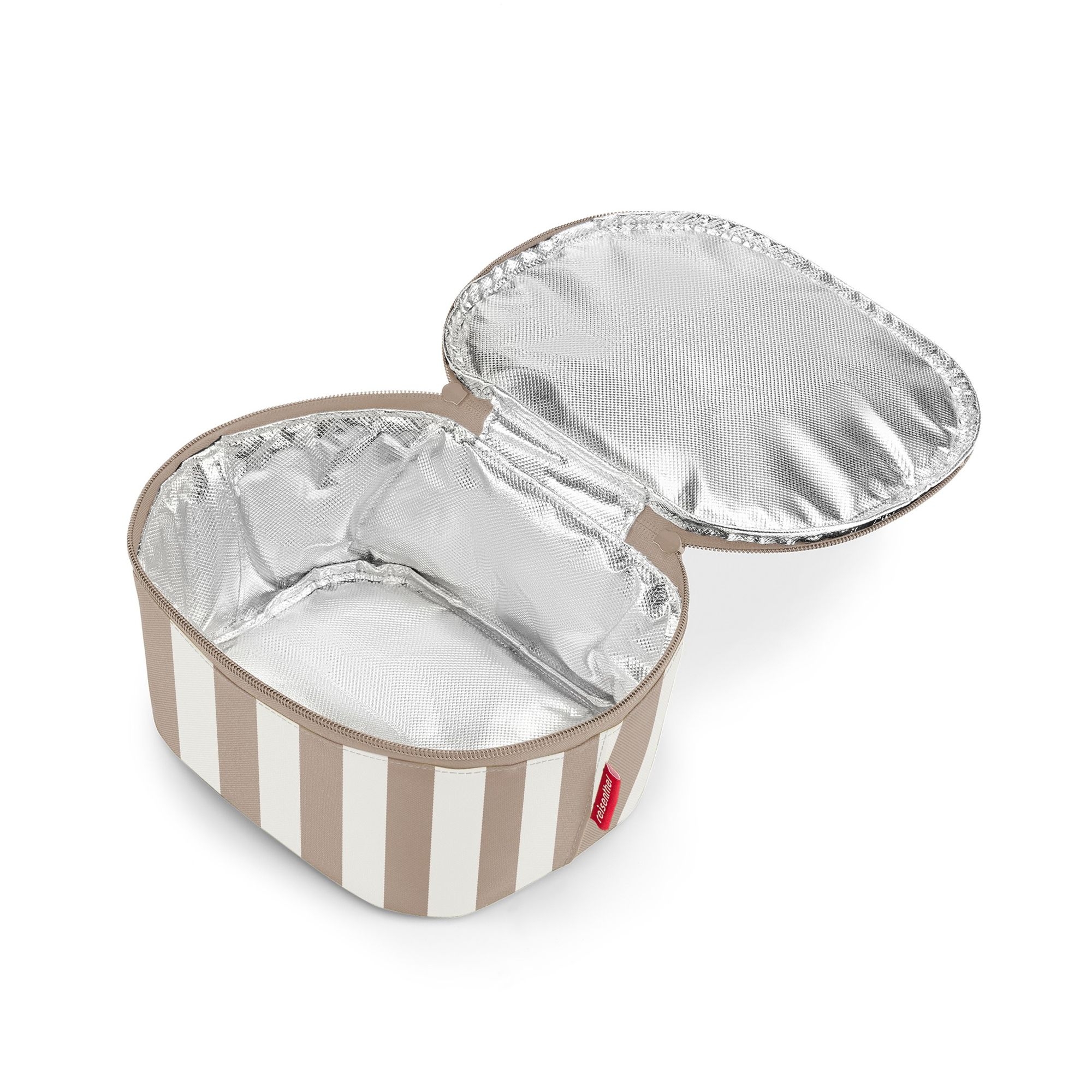 reisenthel - coolerbag S pocket - summerstripes coffee