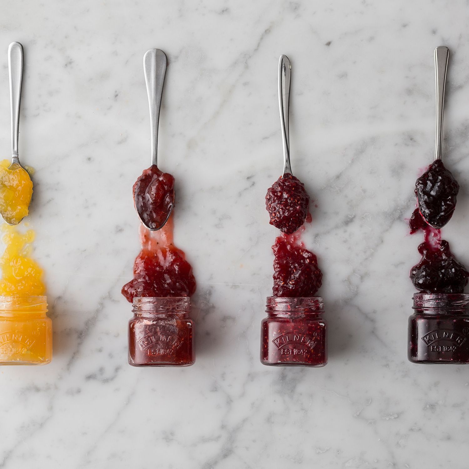 Kilner - 4 Mini Marmeladengläser im Set - á 55 ml