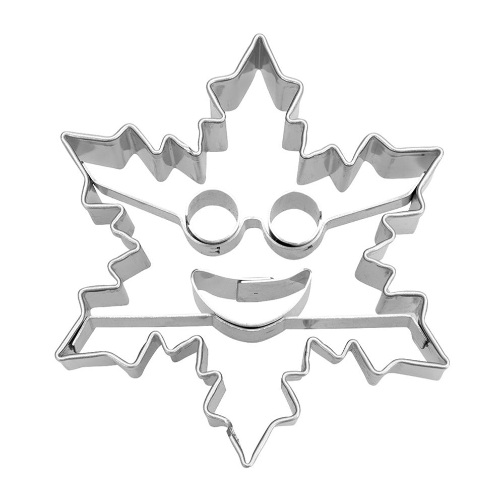 Städter - Cookie cutter Ice crystal with face - 6 cm