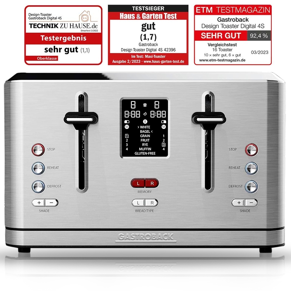 Gastroback - Design Toaster Digital 4S Gastroback - Design Toaster Digital 4S