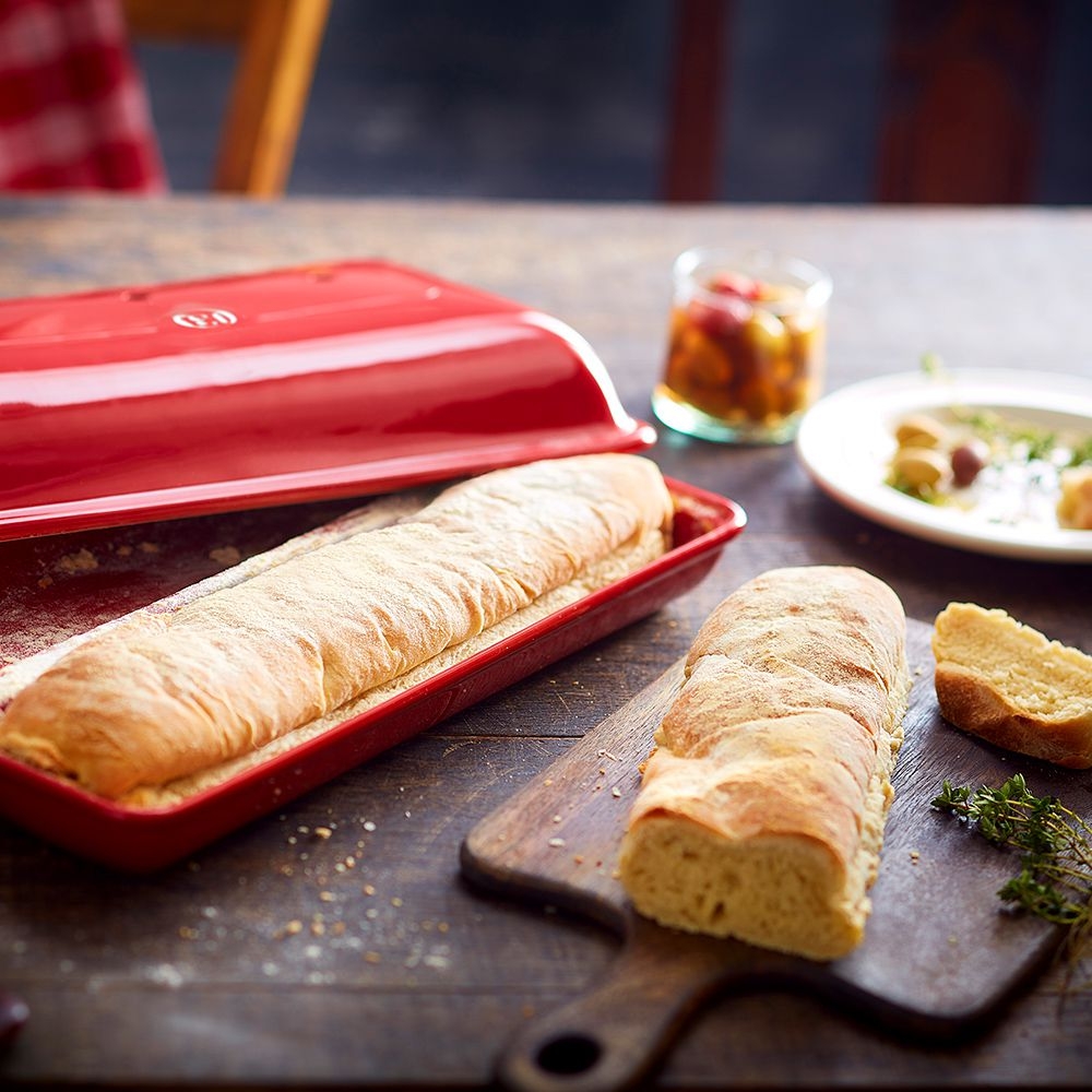 Emile Henry - Ciabatta-Set 39 x 23 cm I 1,2 L - Lin