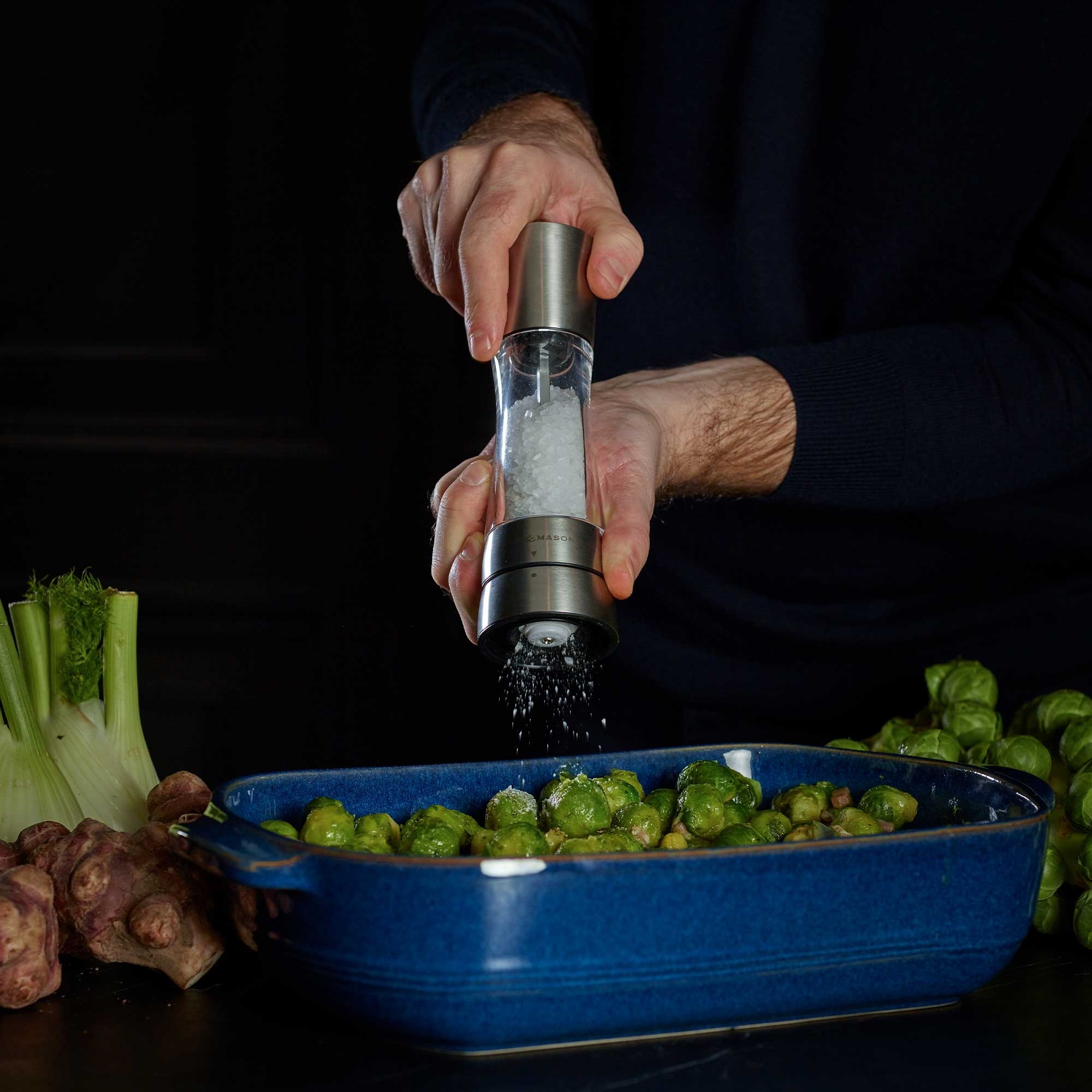 COLE & MASON - Derwent Salt Mill | Stainless steel