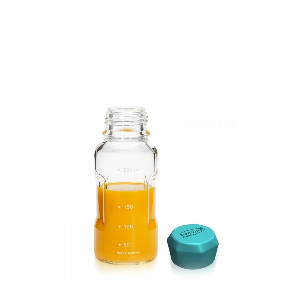 Trendglas Jena - BLUE OCEAN - Trinkflasche 250 ml, blau