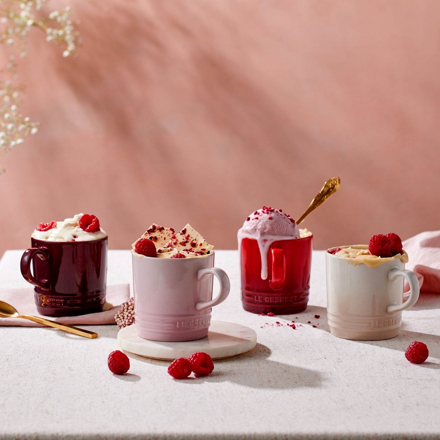 Le Creuset - 4er Set Becher 200 ml - Petits Fours Le Creuset - 4er Set Becher 200 ml - Petits Fours