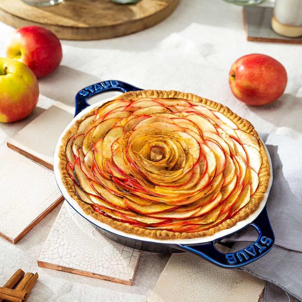 STAUB - Tarteform | Keramik | 24 cm | dunkelblau