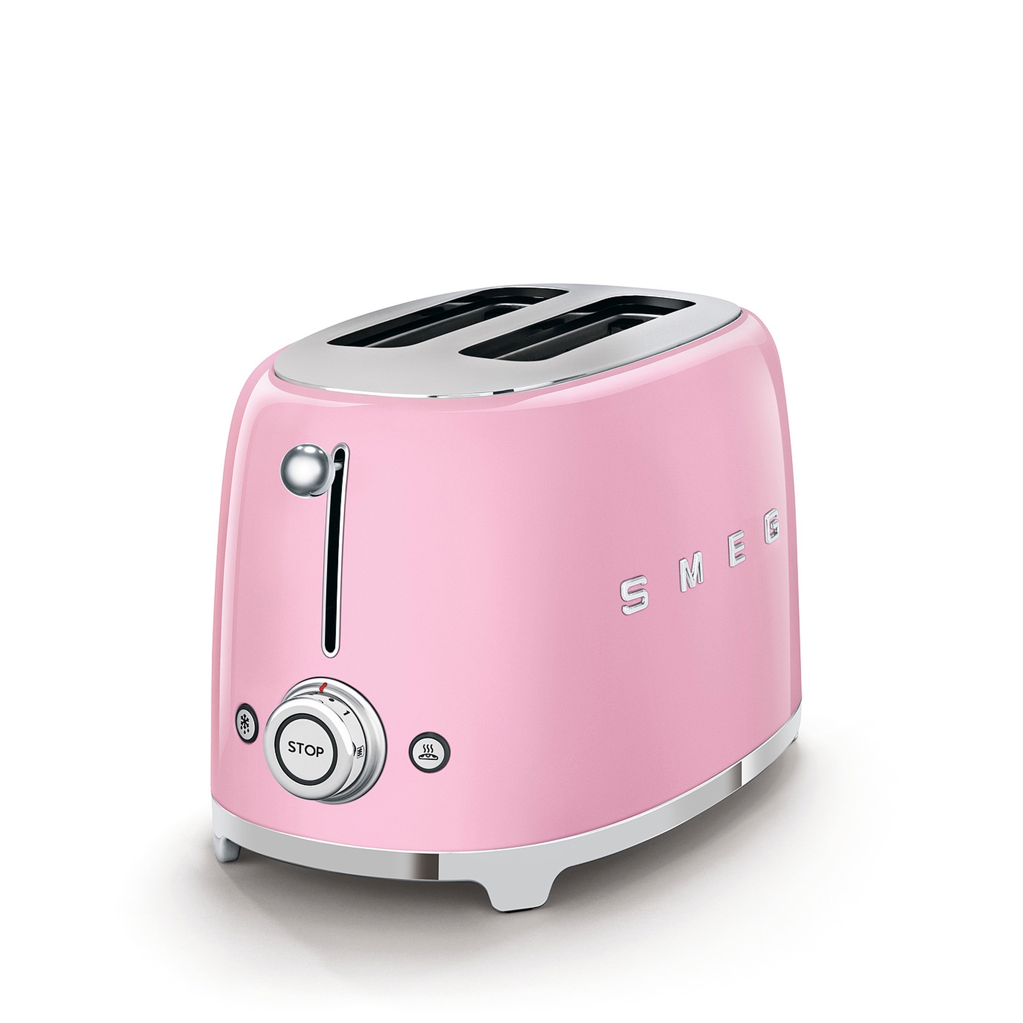 Smeg - 2-slices toaster compact TSF01 - Pink Smeg - 2-slices toaster compact TSF01 - Pink