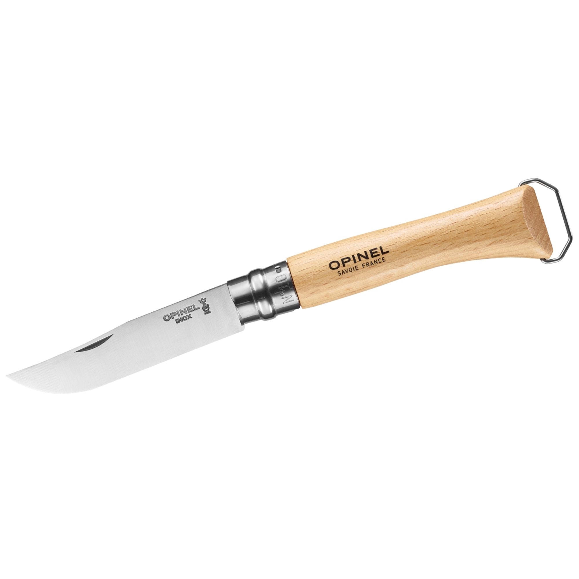 Opinel - Pocket knife with corkscrew No 10 - 23 cm - beech wood