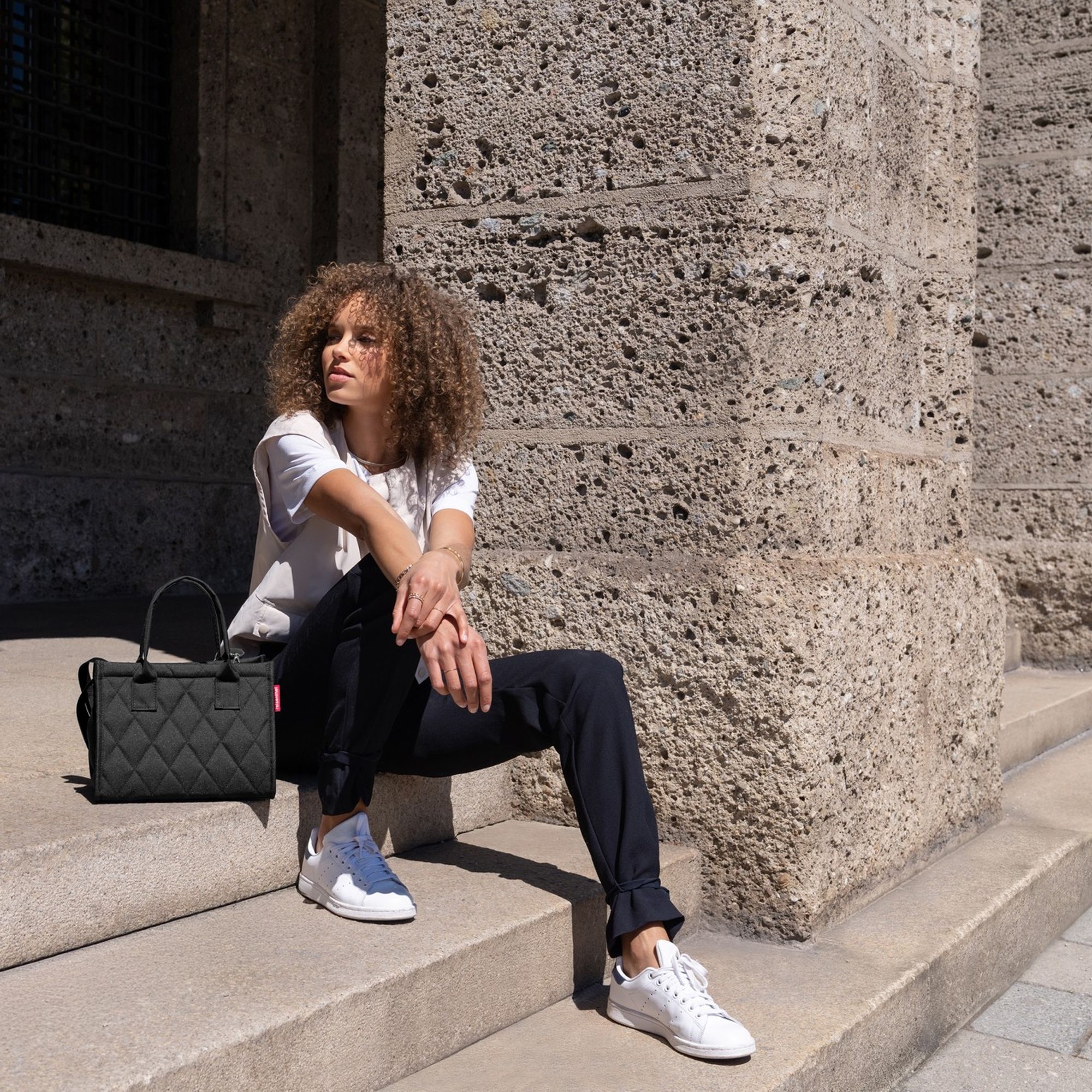 reisenthel - daily shopper XS - rhombus black