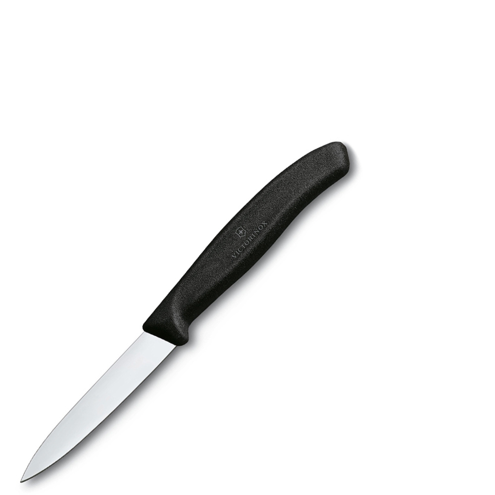 Victorinox - Swiss Classic Gemüsemesser-Set mit Schäler, 3-teilig, schwarz