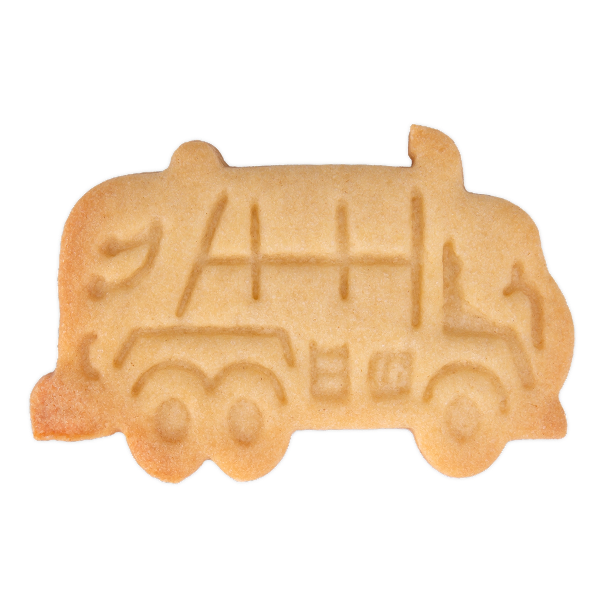 Städter - cookie cutter garbage truck 7.5 cm - orange