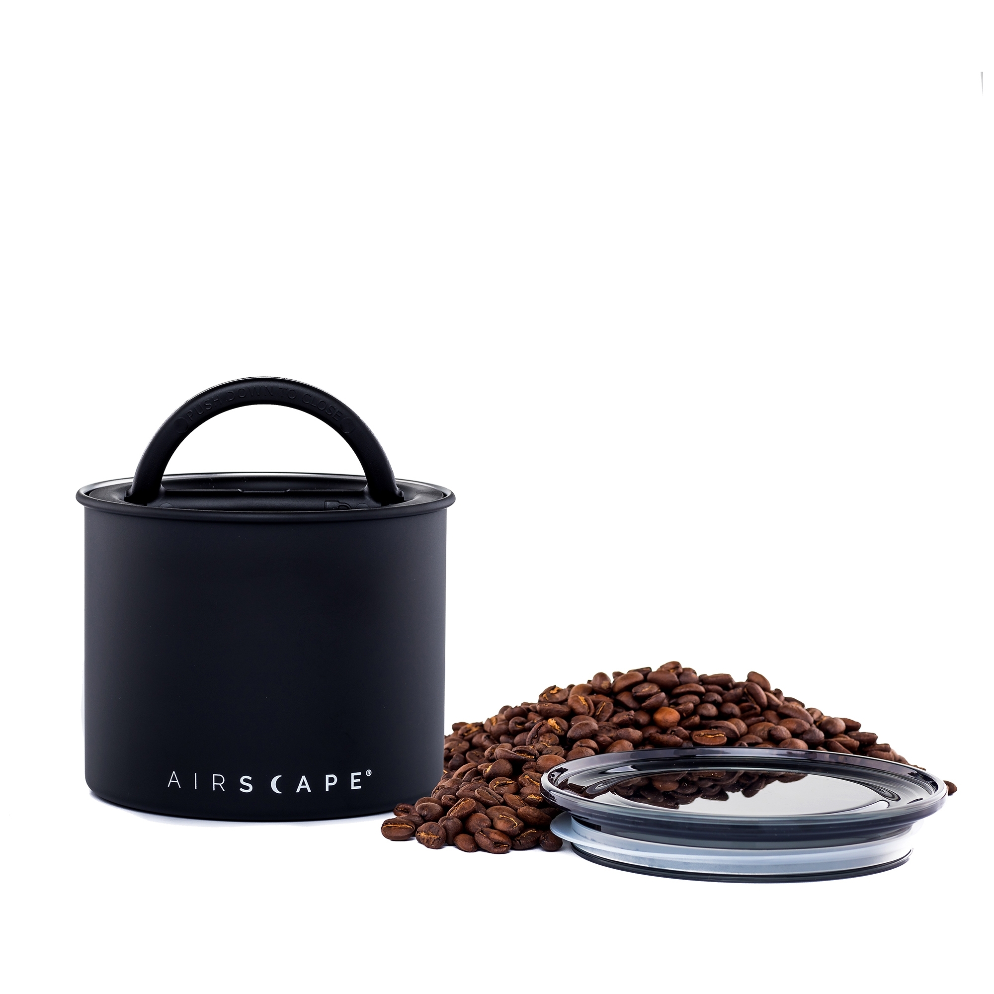 Airscape® – Stainless Steel Aroma Container, small, matte black