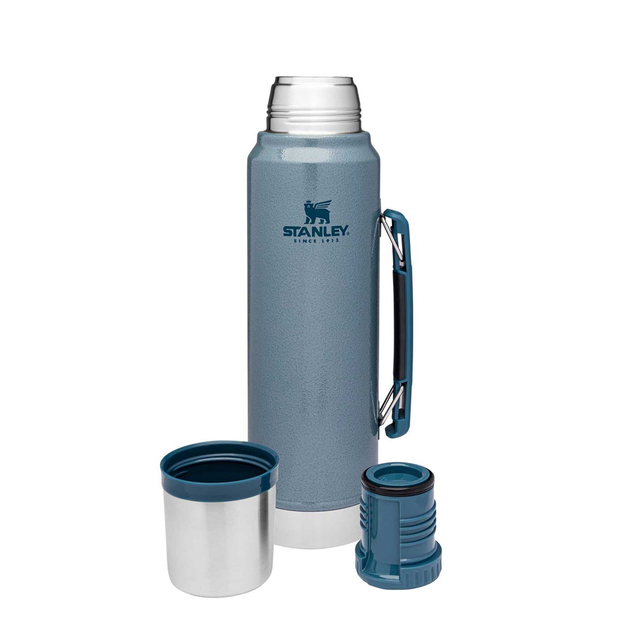 Stanley - Classic Insulated Bottle - 1.0 l - Hammertone Ice Stanley - Classic Insulated Bottle - 1.0 l - Hammertone Ice