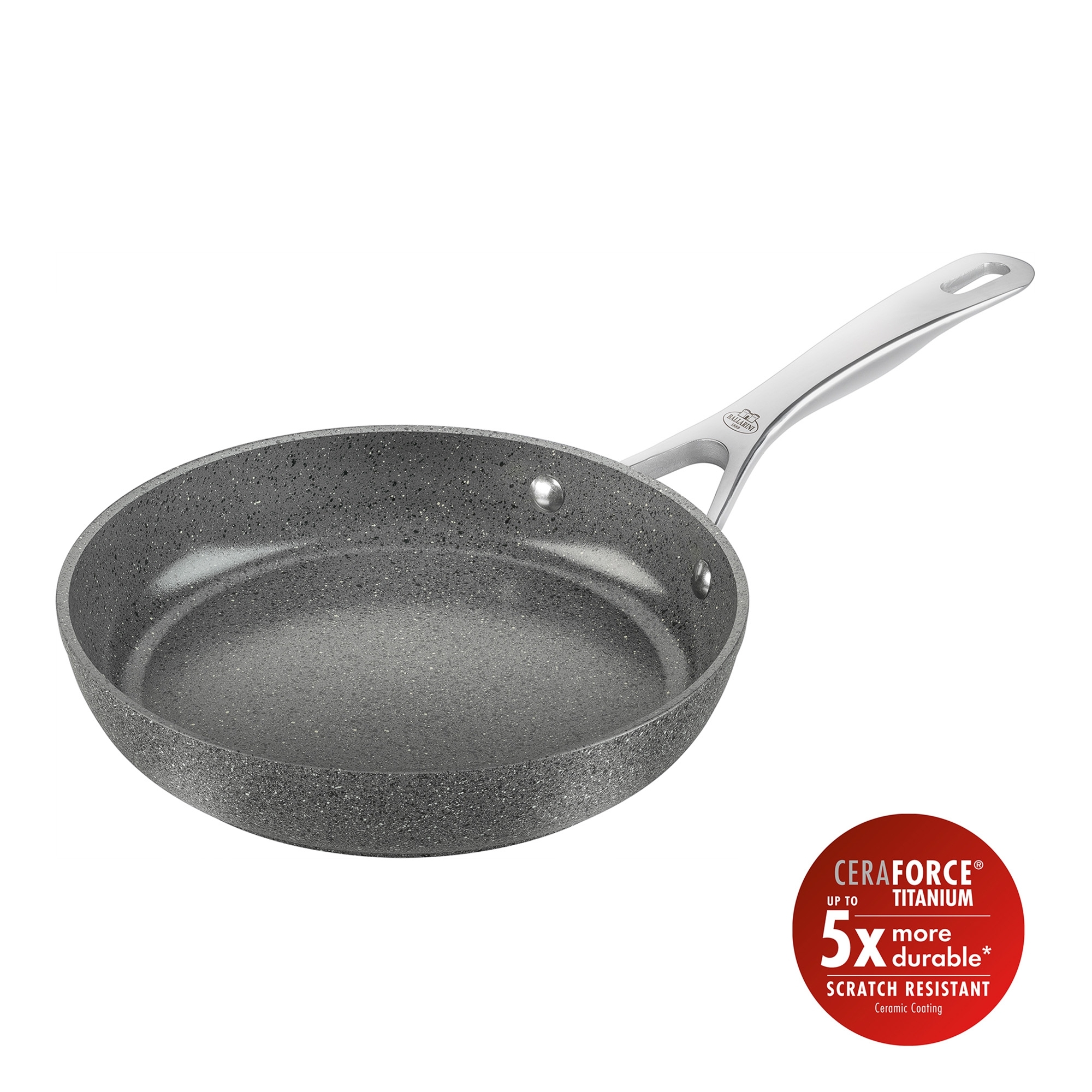BALLARINI - Bratpfanne | Salina | titanverstärkte keramische Antihaftbeschichtung | 24 cm