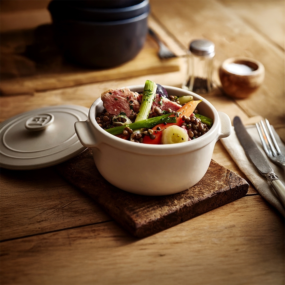 Emile Henry - SOLO Mini-Casserole Ø 17 cm I 650 ml - Opal